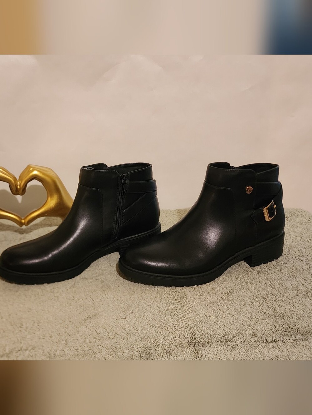 Giani Bernini Black Ankle Boots for Women - Sleek Zip Closure